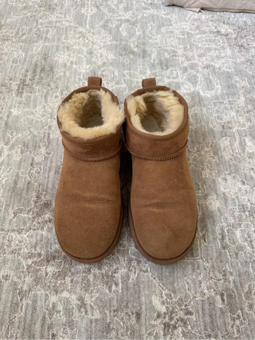 UGG Ultra Minis in Chestnut